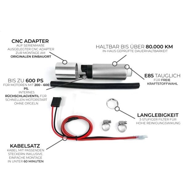 1.8T Upgrade Kraftstoffpumpe A4 B5 Plattform bis 600PS