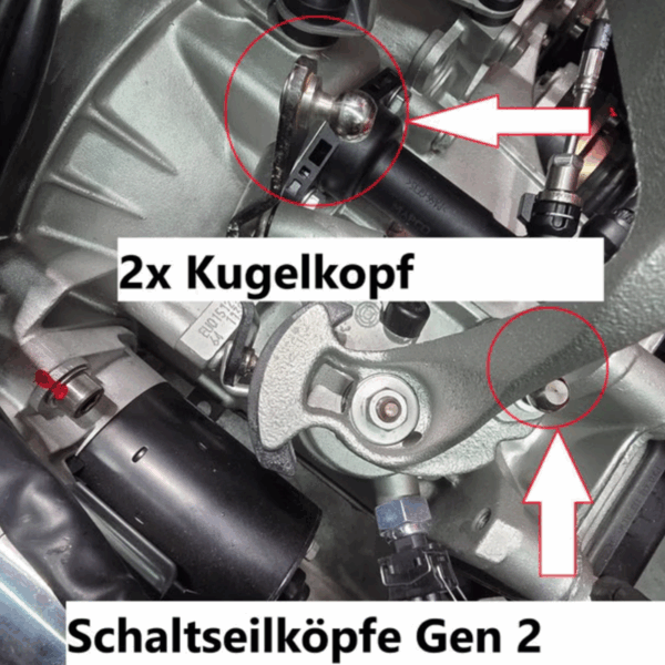 HSPEED Schaltseil Set für 02J im Golf2 & Golf3 sowie Corrado von Icemanperformance