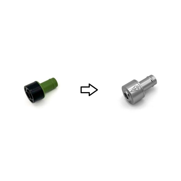 1.8T Billet Rückschlagventil für die KGE am quer & längs Motor von Icemanperformance