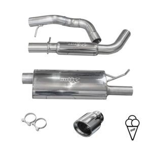 Seat Leon 1M Cupra 3Zoll Edelstahl Abgasanlage ab Kat mit ECE Zulassung von Icemanperformance